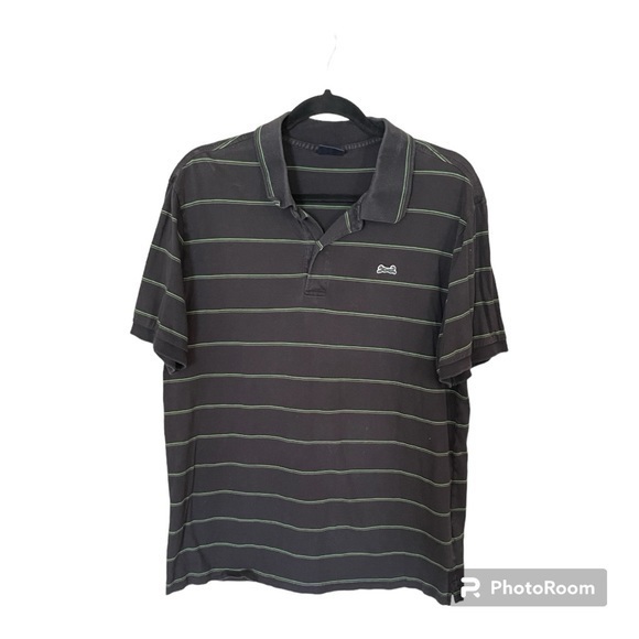 Le Tigre Other - Le Tigre Rare Vintage Black with Green and‎ Grey Stripes  Size XL